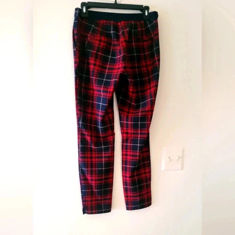 Zara Basic, red with black square pant, Medium,  in excellent condition - Picture 4 of 9